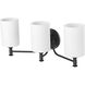 Ailey 3 Light 21.63 inch Matte Black Vanity Light Wall Light